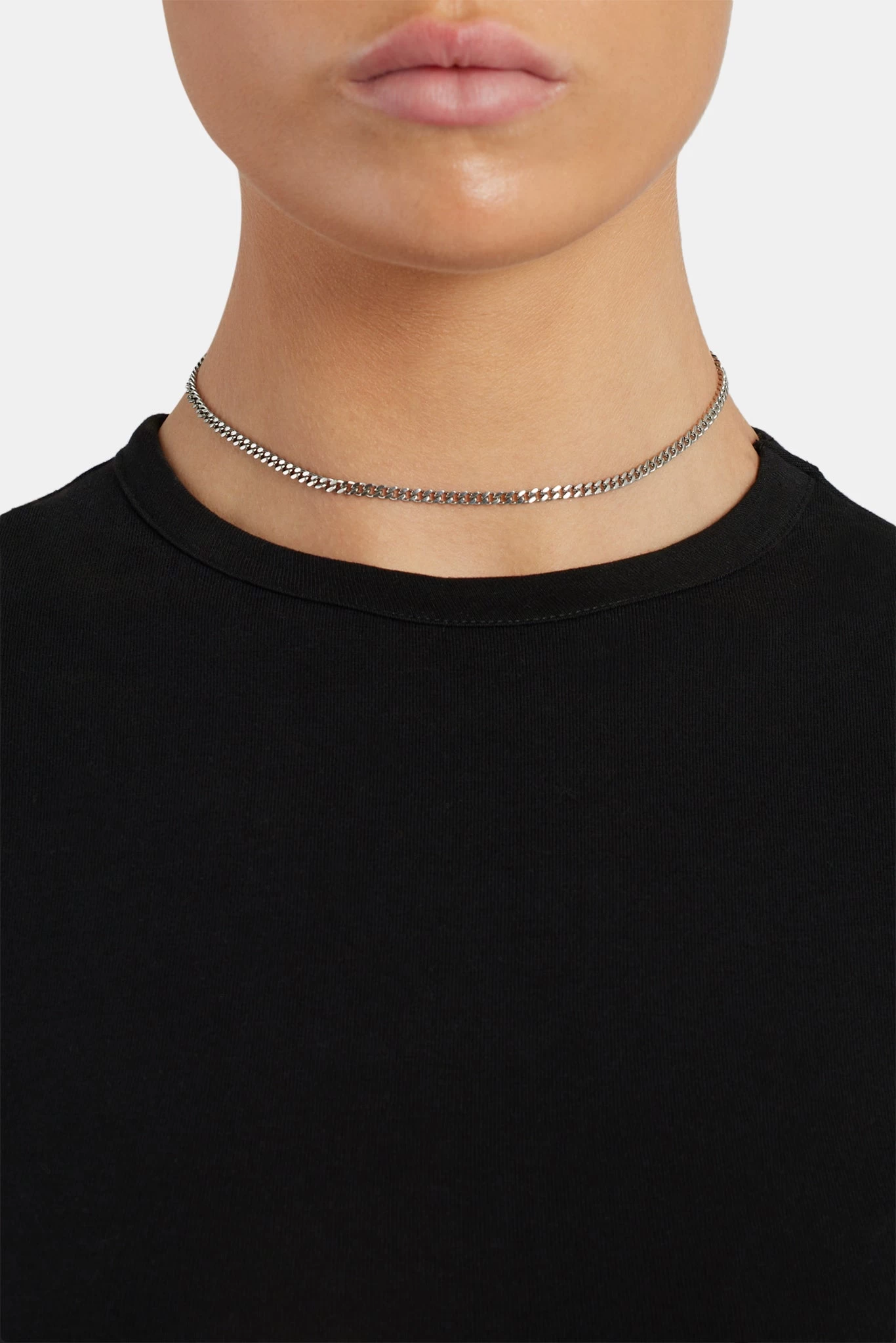 Micro Cuban Chain Choker 3 Micro Cuban Chain Choker