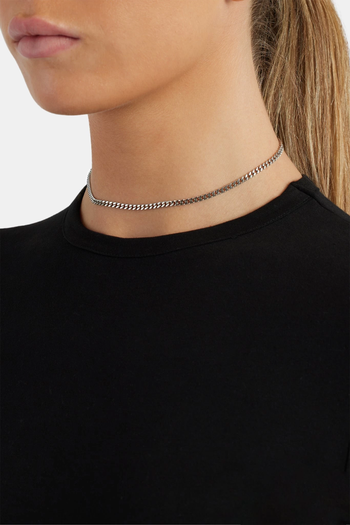 Micro Cuban Chain Choker 5 Micro Cuban Chain Choker - Image 3