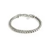 925 Sterling Silver Box Bracelet - 5mm