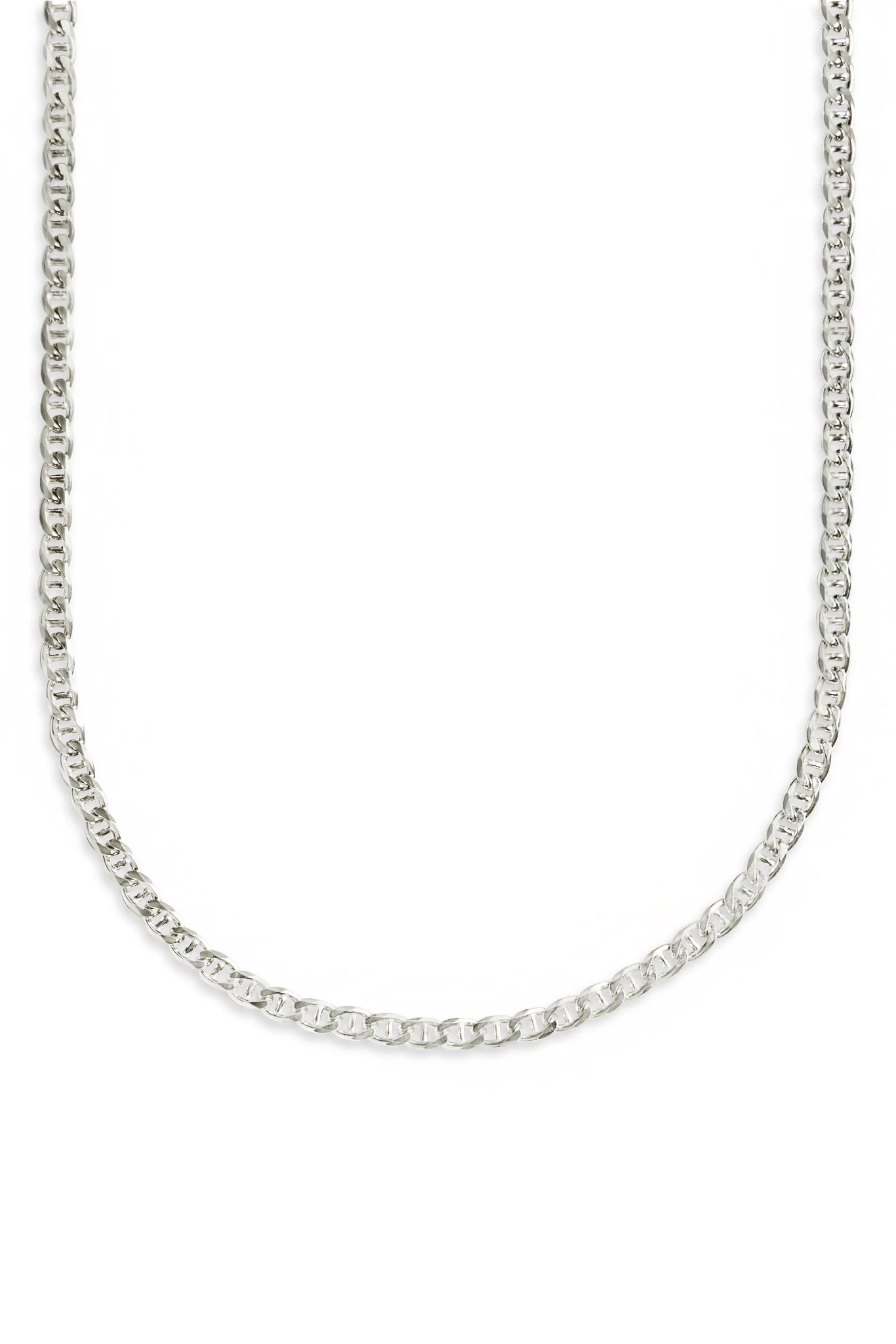 925 Sterling Silver Coffee Bean Chain 3 925 Sterling Silver Coffee Bean Chain