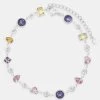 Mixed Gem Anklet - White -JWL MIXANKW