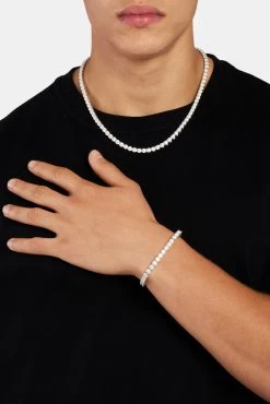 Moissanite 5mm Tennis Bracelet -JWL MOI 5TC MOI 5TB