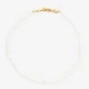 Mixed Shape Pearl Necklace - Gold -JWL MSPN G16 2 1