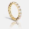 Single Row Iced Ring - Gold -JWL MiamiRing