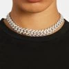 14mm Baguette Prong Cuban Choker