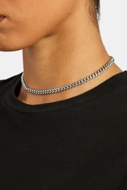 5mm Miami Cuban Choker -JWL NB 5MM MCC WG14 0070