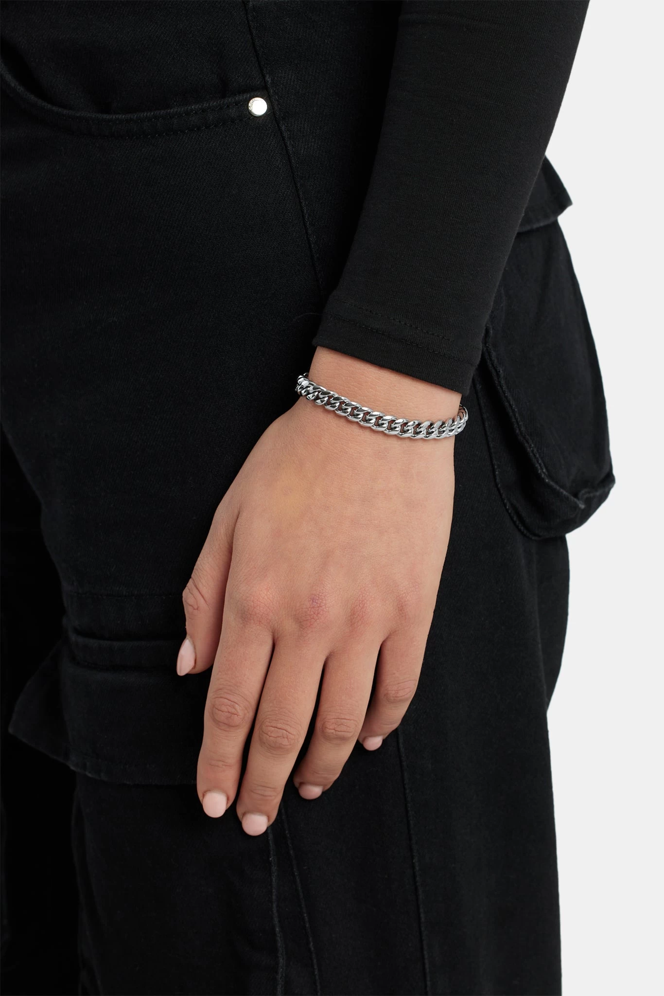 Womens 8mm Miami Cuban Bracelet 3 Womens 8mm Miami Cuban Bracelet