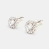 Clear CZ Cluster Round Stud Earrings -JWL NB CLRRNDSTUD 2