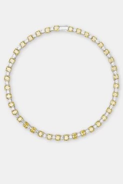 10mm Clear & Yellow Square Tennis Chain -JWL NB CLRYLWRHWGM 6