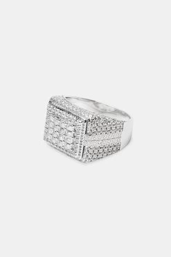 Fully Iced Chunky Ring -JWL NB ICCHRNGWGM 10 8