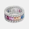 Rainbow CZ Baguette Tennis Ring -JWL NB PASBTNRING 38e91c8a 0639 4958 8acb 20d1e19beb0d