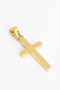 Plain Cross Pendant - Gold 11 Plain Cross Pendant - Gold -JWL PCP G
