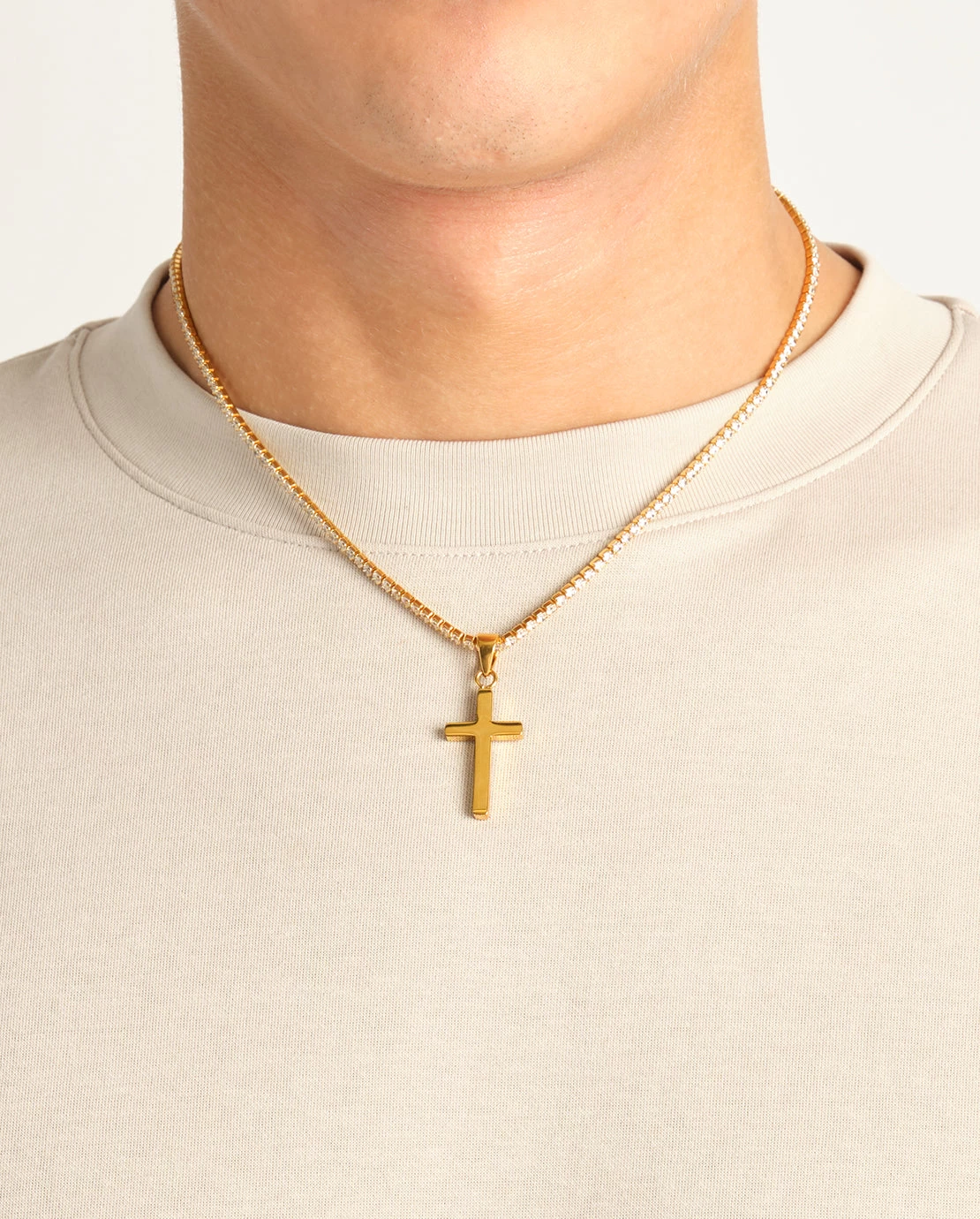Plain Cross Pendant - Gold 7 Plain Cross Pendant - Gold - Image 5