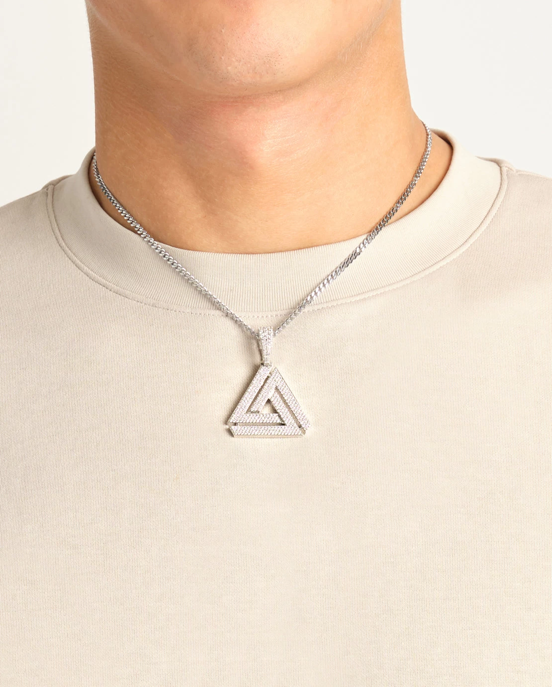 Iced Penrose Triangle Pendant 6 Iced Penrose Triangle Pendant - Image 4