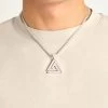 Iced Penrose Triangle Pendant -JWL PRP TC WG