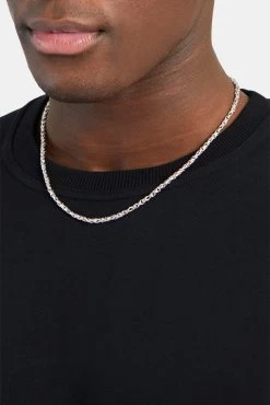 Polished 3D Infinity Chain - 3mm -JWL SI PCHAIN M 2855