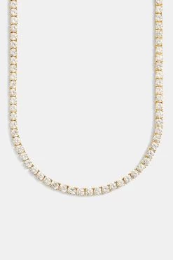 5mm Tennis Chain - Gold -JWL W 5MM TC G14 6418