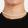 Womens 4mm Pearl Necklace -JWL W AU 4MM PC 14