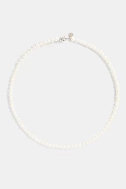 Womens 4mm Pearl Necklace -JWL W AU 4MM PC 16 6603