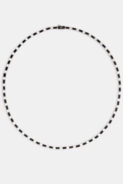 Tennis Chain - Black & White -JWL YS 2MM BLWTC WG