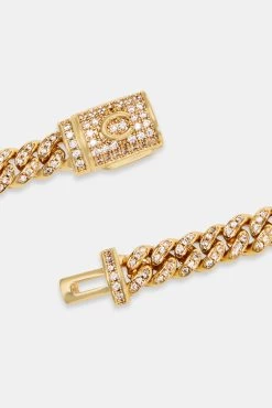 6mm Gold Plated Iced Cuban Chain -JWL YS 6MM ICC G2