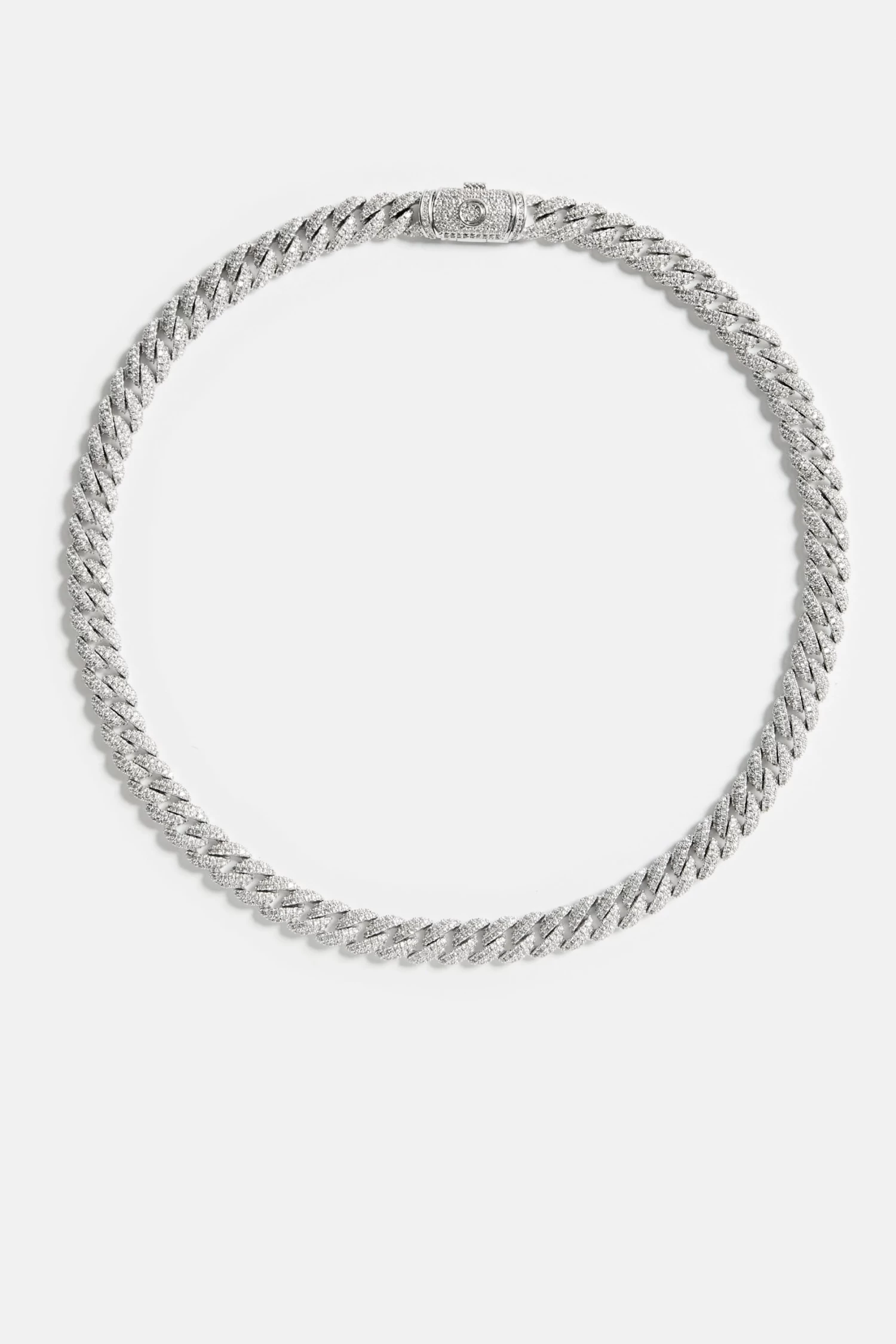 8mm Iced Cuban Link Chain 5 8mm Iced Cuban Link Chain - Image 3