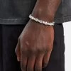 Iced Alternating Baguette Tennis Bracelet -JWL YS ALTBAGBRWGM