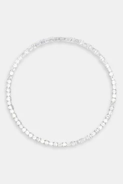 Iced Alternating Baguette Tennis Chain -JWL YS ALTBAGCHWGM
