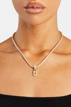 Iced Mini Bubble Pendant & Tennis Chain - Gold 3mm 25 Iced Mini Bubble Pendant & Tennis Chain - Gold 3mm -JWL YS DMINIBUBBLEG 05fb77ed c2c7 48f3 863b 258b5d36b773