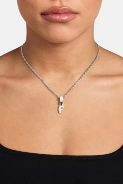 Iced Mini Bubble Pendant & Micro Cuban Chain - White -JWL YS FMINIBUBBLEWG MICROCUBAN