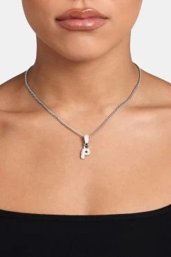 Iced Mini Bubble Pendant & Micro Cuban Chain - White -JWL YS PMINIBUBBLEWG MICROCUBAN