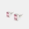 Pink Gemstone Stud Earrings -JWL YS PNKGEMSTUD OS