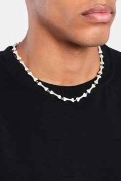 Iced Bone Chain - White -JWL YSS ICBONECH 1