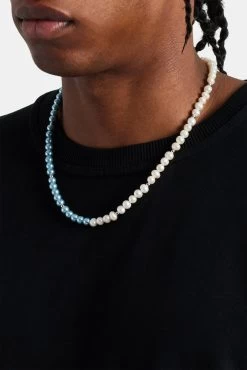Freshwater Pearl & Blue Pearl Necklace -JWL ZH 2TONNK WGM 35d04b85 aa14 4986 8324 ce9d15876e6c