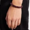 Amethyst Bead Bracelet - White 8mm -JWL ZH AMYBR