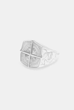 Textured Compass Ring -JWL ZH COMRING 1