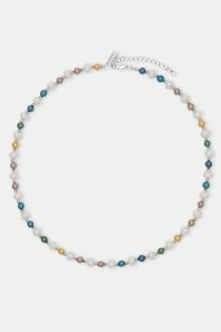 Freshwater Pearl & Multi Colour Bead Necklace -JWL ZH FPMCOLNKWGM 9e0b6825 6be0 4a30 9e2d d682bc391ca8