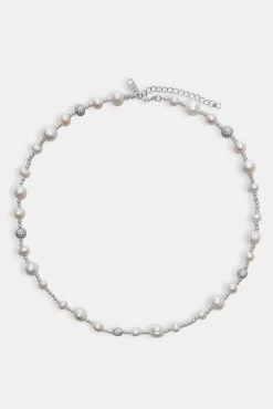 Metallic Freshwater Pearl Bead Necklace -JWL ZH FPMETNK