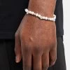 Iced Star Bead Freshwater Pearl Bracelet -JWL ZH FPSTRBRWGM