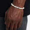Freshwater Pearl Thin Ice Bead Bracelet -JWL ZH FPTHICEBR WGM 8