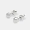 Polished Ball Stud Earrings
