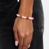 Pink Mixed Motif Bead Freshwater Pearl Bracelet -JWL ZH PGMXGEMNKWGW 1212