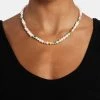 Pink Motif Freshwater Pearl Necklace - 6mm -JWL ZH PNKMOTNKGW 1195
