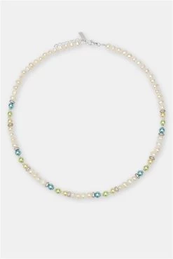 Freshwater Pearl Bead & Ice Necklace -JWL e1576777 cd35 46a8 ba93 8ce777f8e413