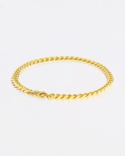 5mm Miami Cuban Link Bracelet - Gold