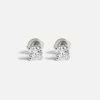Round Cut Stud Earrings 5mm - Silver -JWL round cut stud earrings 5mm silver 157712