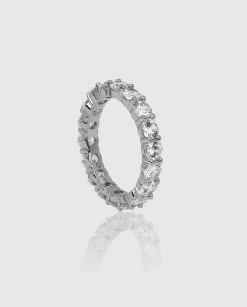 Single Row Iced Ring